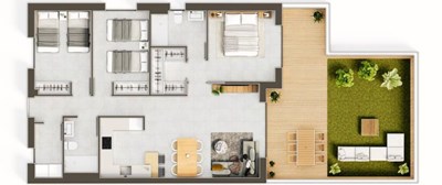3 Bed Apartment property - Image 1