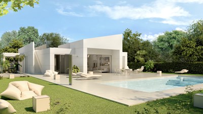 4 bed, 4 bath villa w/garage and pool property - Image 1