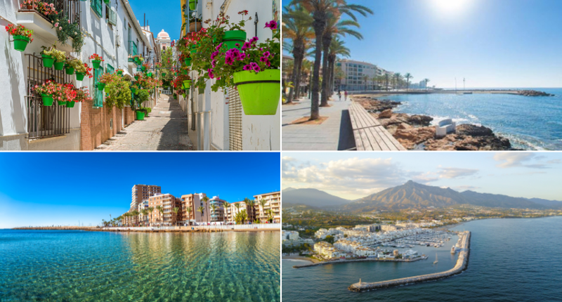 Top five locations in Spain
