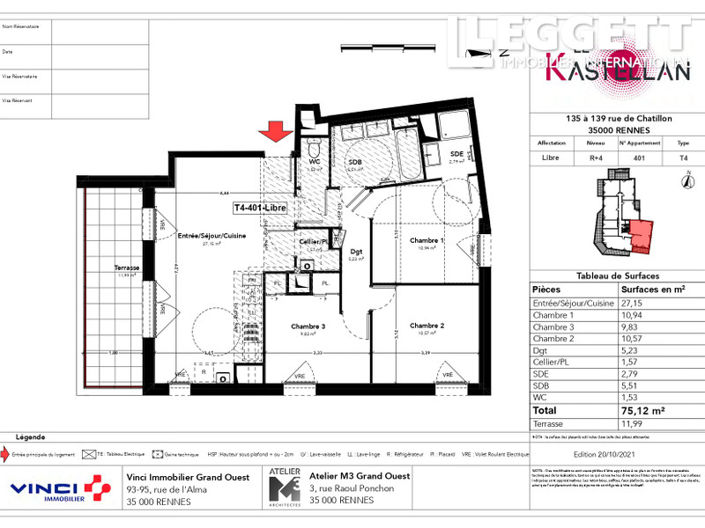 Image No.4-3 Bed Apartment for sale