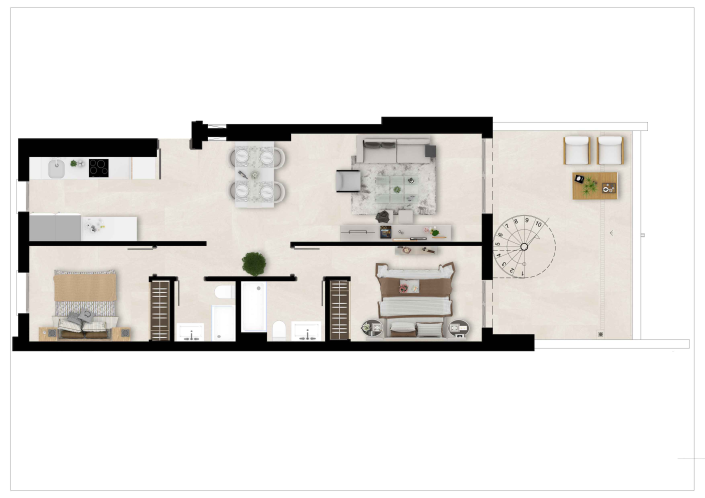 Image No.32-2 Bed Apartment for sale