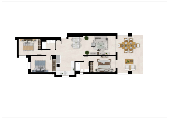 Image No.34-2 Bed Apartment for sale