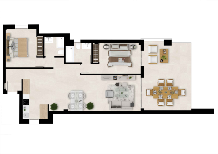 Image No.36-2 Bed Apartment for sale