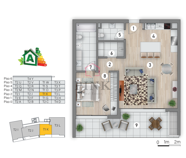 Image No.9-1 Bed Apartment for sale