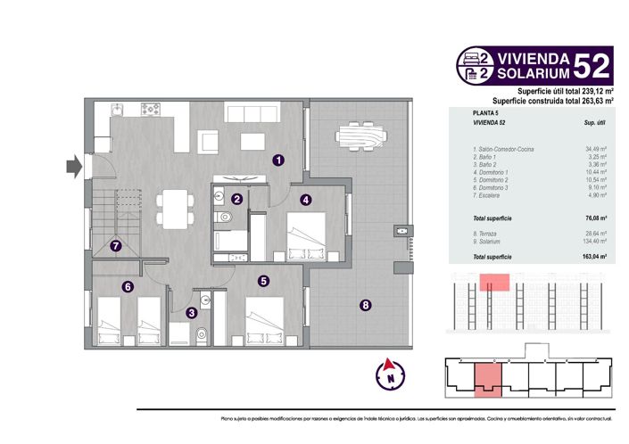 Image No.35-3 Bed Penthouse for sale