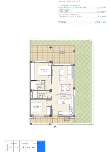 Image No.13-2 Bed Apartment for sale