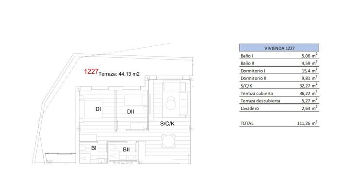 Image No.17-2 Bed Apartment for sale