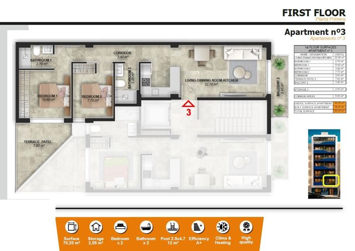 Image No.28-2 Bed Apartment for sale