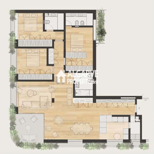 Image No.25-3 Bed Apartment for sale