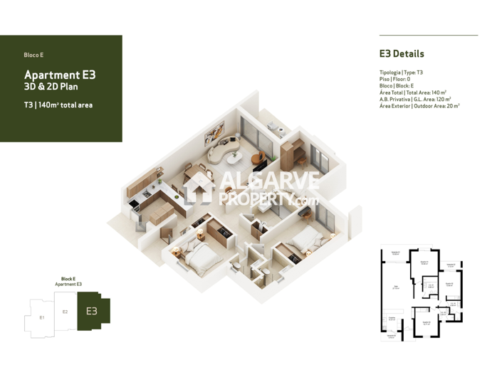 Image No.15-3 Bed Apartment for sale