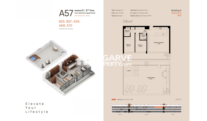 Image No.25-2 Bed Apartment for sale