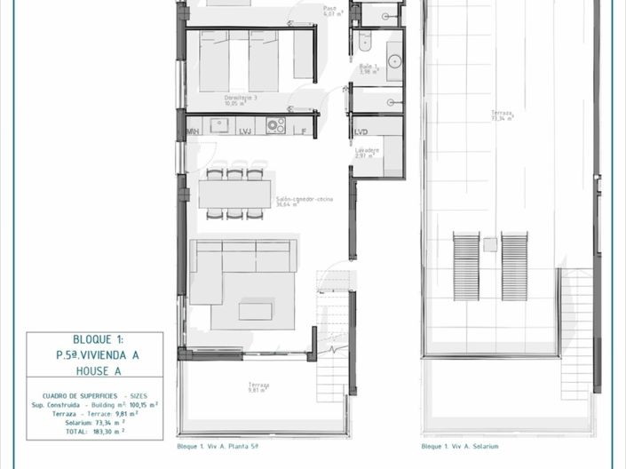 Image No.14-3 Bed Apartment for sale