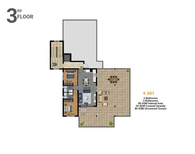 Image No.6-2 Bed Apartment for sale