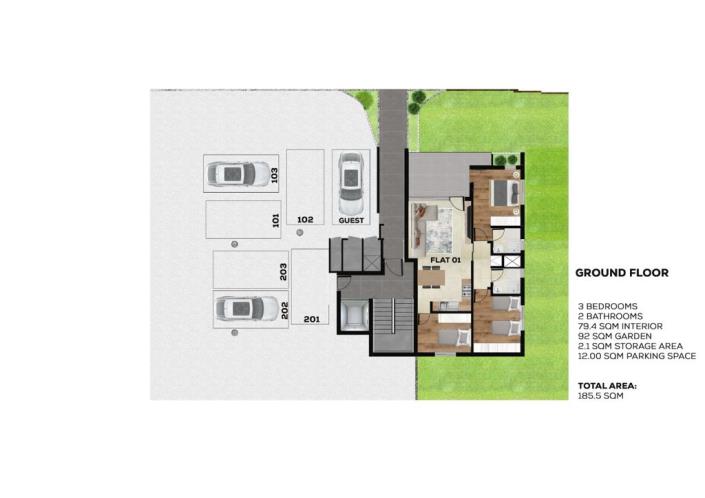 Image No.6-2 Bed Apartment for sale