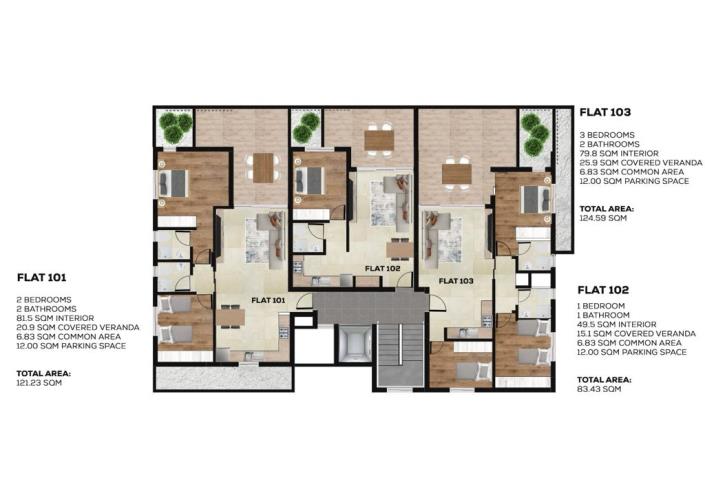 Image No.4-3 Bed Apartment for sale