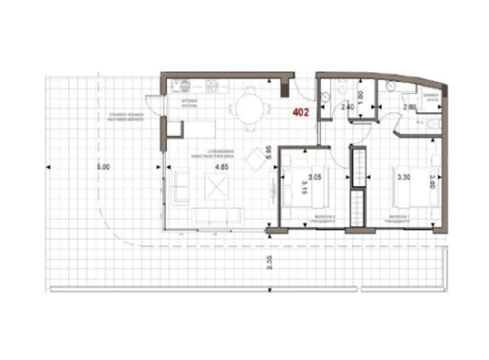 Image No.9-Appartement de 2 chambres à vendre à Zakaki