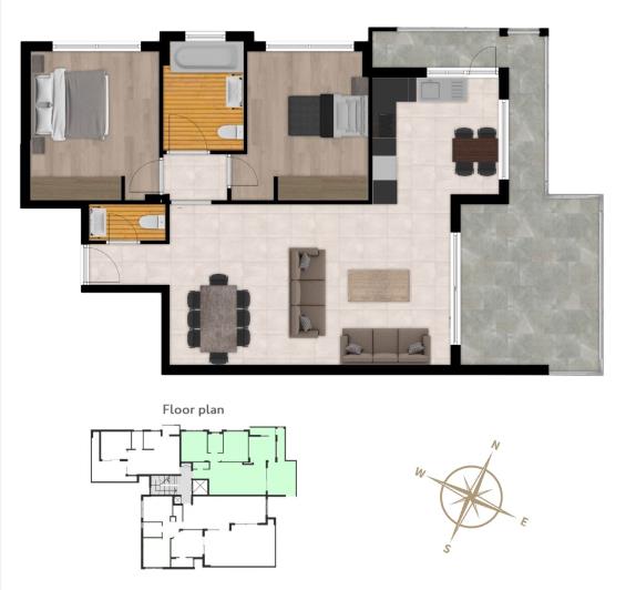 Image No.16-2 Bed Apartment for sale