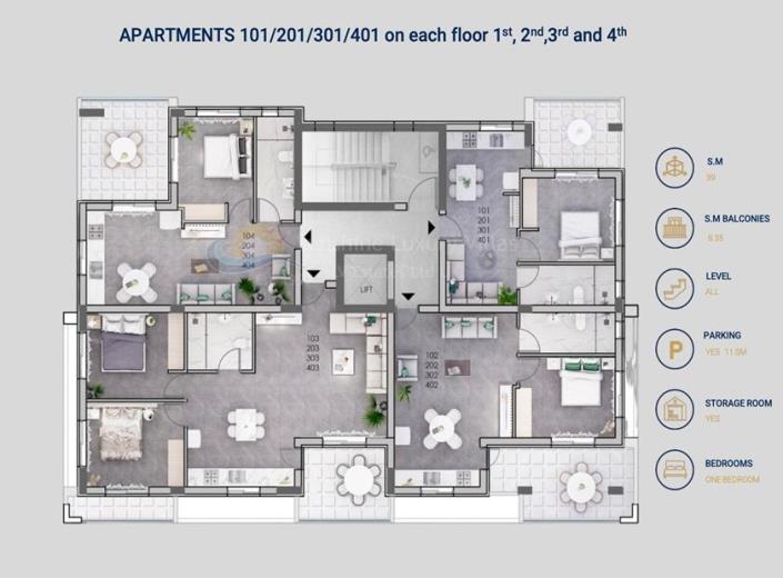 Image No.9-1 Bed Apartment for sale