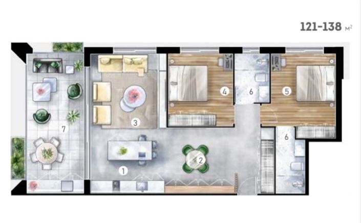 Image No.18-1 Bed Apartment for sale