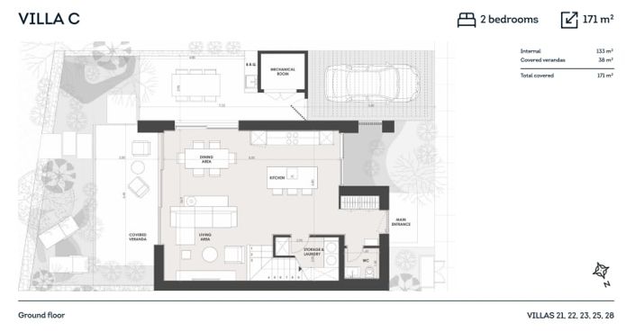 Image No.36-2 Bed Villa for sale