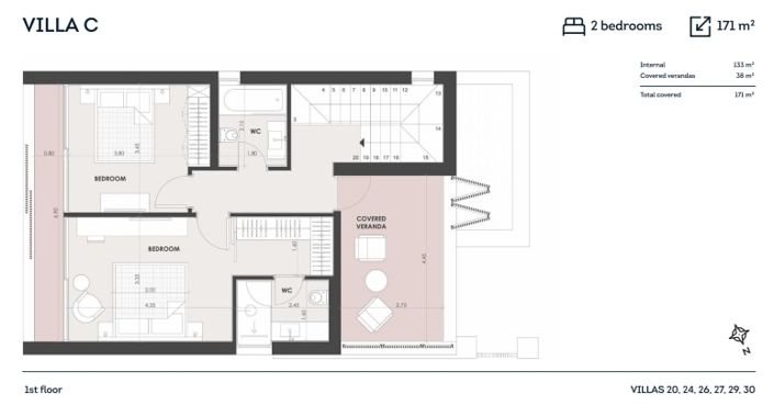 Image No.39-2 Bed Villa for sale