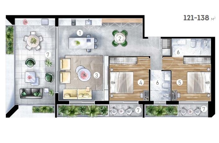 Image No.15-3 Bed Apartment for sale