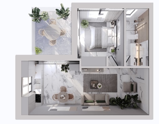 Image No.16-1 Bed Apartment for sale