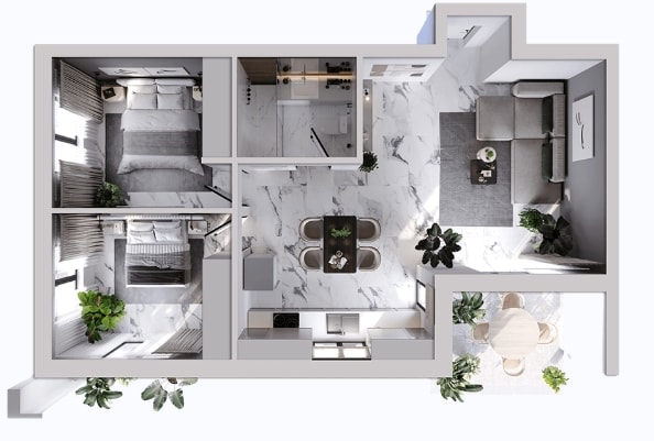 Image No.16-2 Bed Apartment for sale