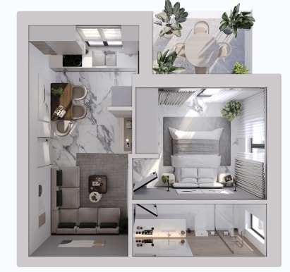 Image No.15-1 Bed Apartment for sale