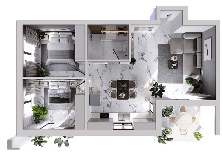 Image No.9-2 Bed Apartment for sale