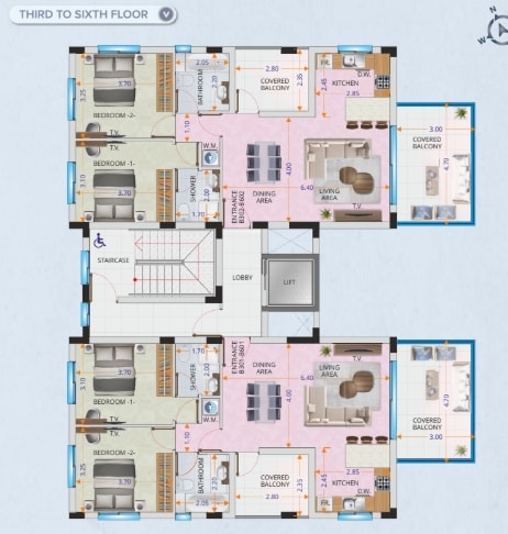 Image No.9-2 Bed Apartment for sale