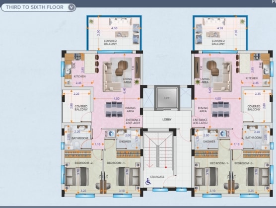 Image No.8-2 Bed Apartment for sale