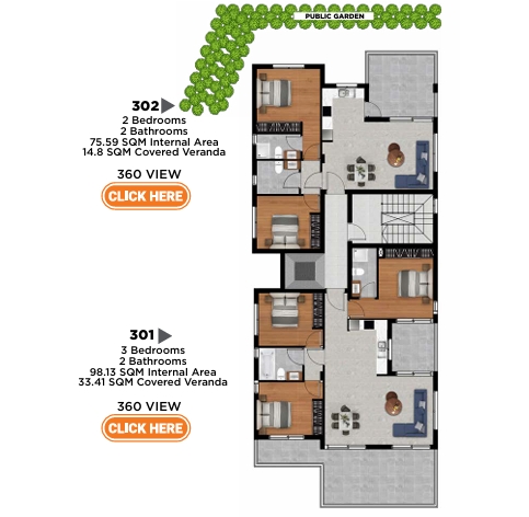 Image No.5-2 Bed Apartment for sale