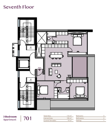 Image No.6-3 Bed Apartment for sale
