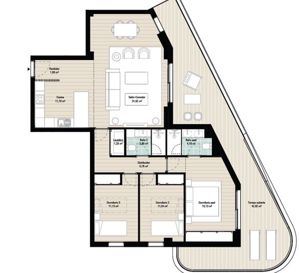 Image No.12-4 Bed Apartment for sale