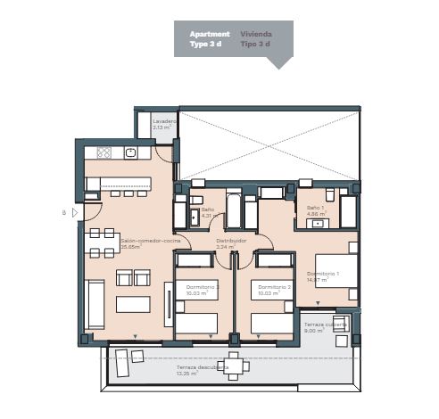 Image No.14-3 Bed Apartment for sale