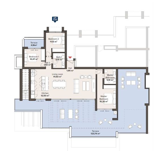 Image No.17-3 Bed Penthouse for sale