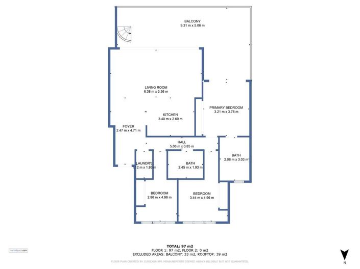 Image No.24-3 Bed Penthouse for sale