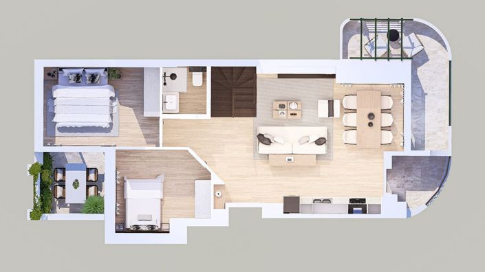 Image No.9-3 Bed Penthouse for sale