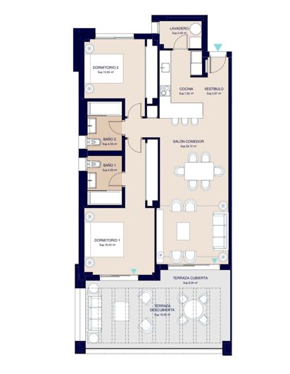 Image No.33-2 Bed Apartment for sale