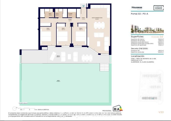 Image No.4-3 Bed Apartment for sale