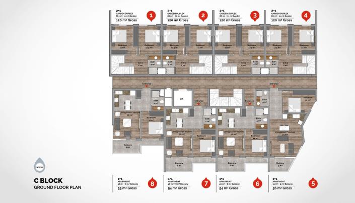 Image No.46-2 Bed Apartment for sale