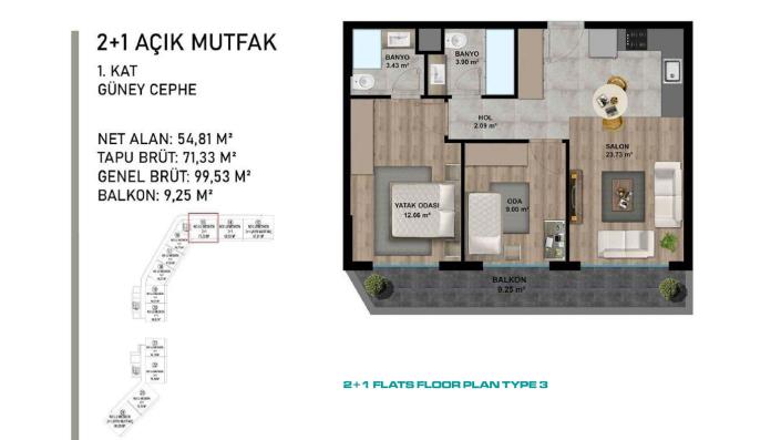 Image No.15-1 Bed Apartment for sale