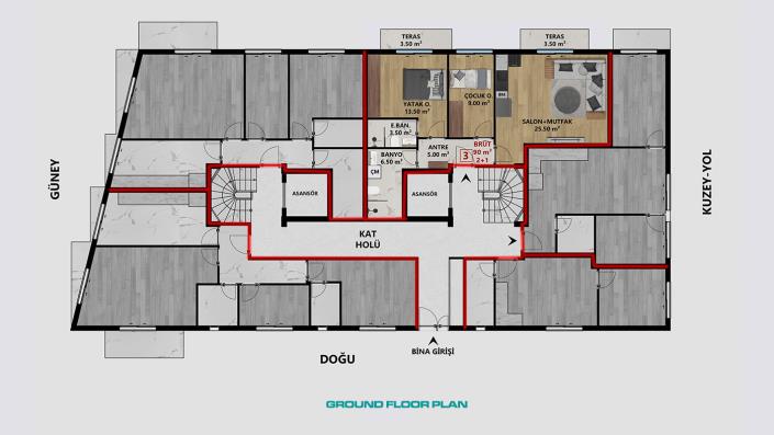 Image No.5-2 Bed Apartment for sale