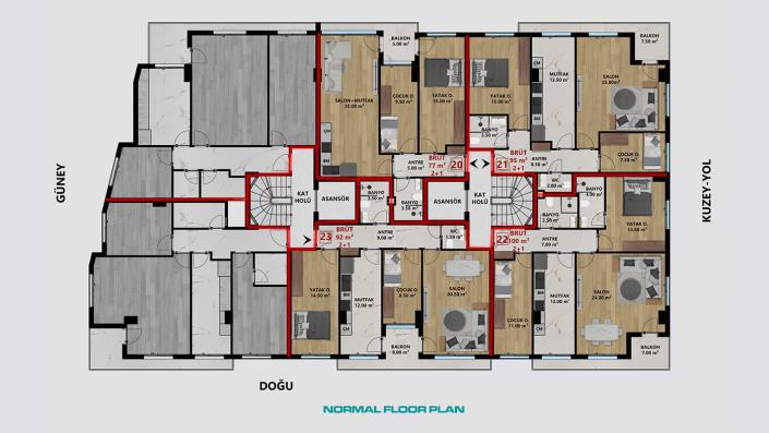 Image No.6-2 Bed Apartment for sale