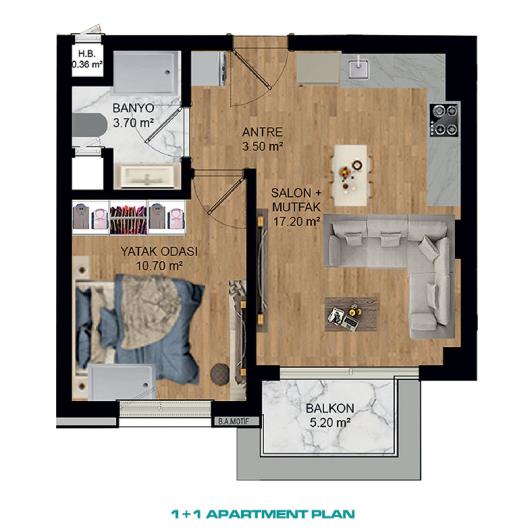 Image No.14-1 Bed Apartment for sale