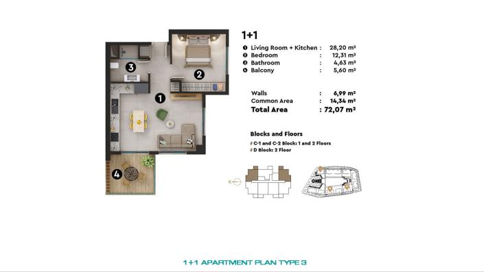 Image No.29-1 Bed Apartment for sale