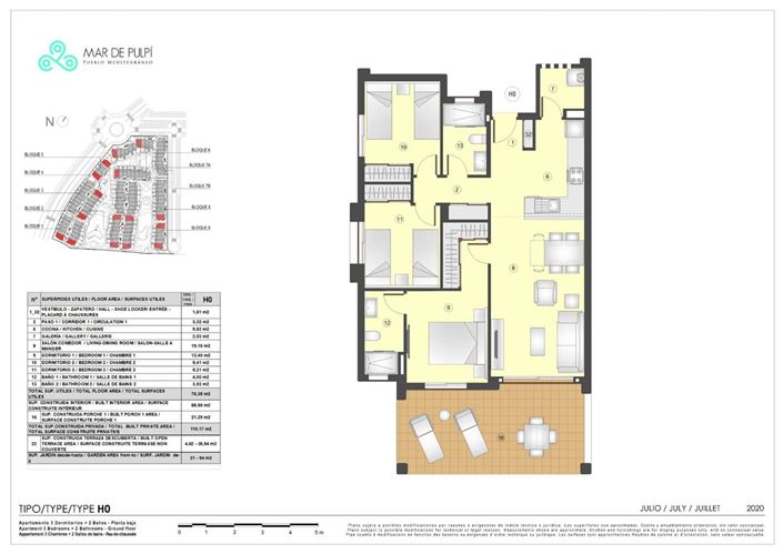 Image No.8-3 Bed Apartment for sale