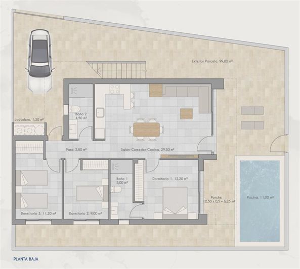 Image No.17-3 Bed Property for sale