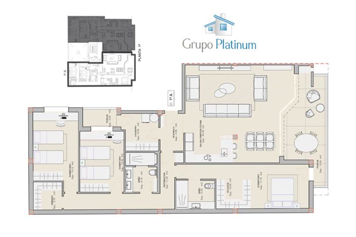 Image No.12-3 Bed Apartment for sale